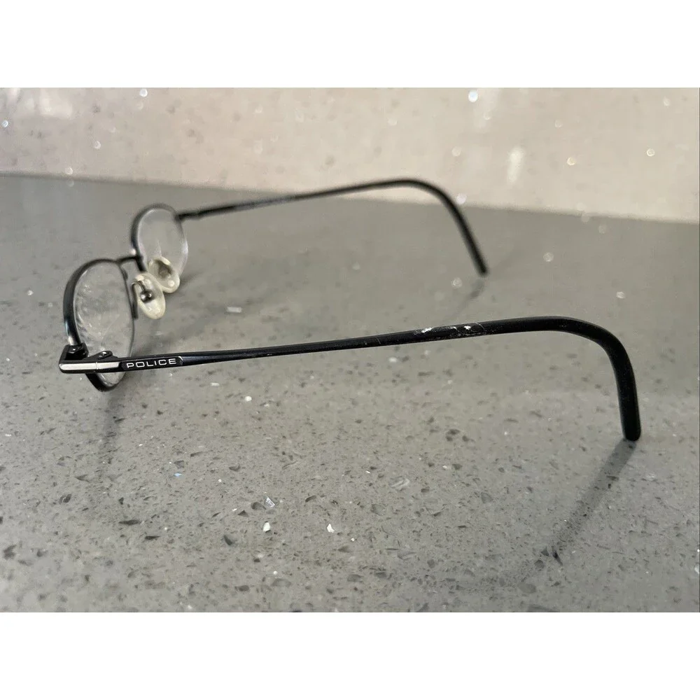 Police Titanium BY DE RIGO V2817 Col. 531 58-18-140 EYEGLASSES frames only